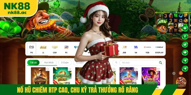 Nổ hũ chiếm RTP cao, chu kỳ trả thưởng rõ ràng